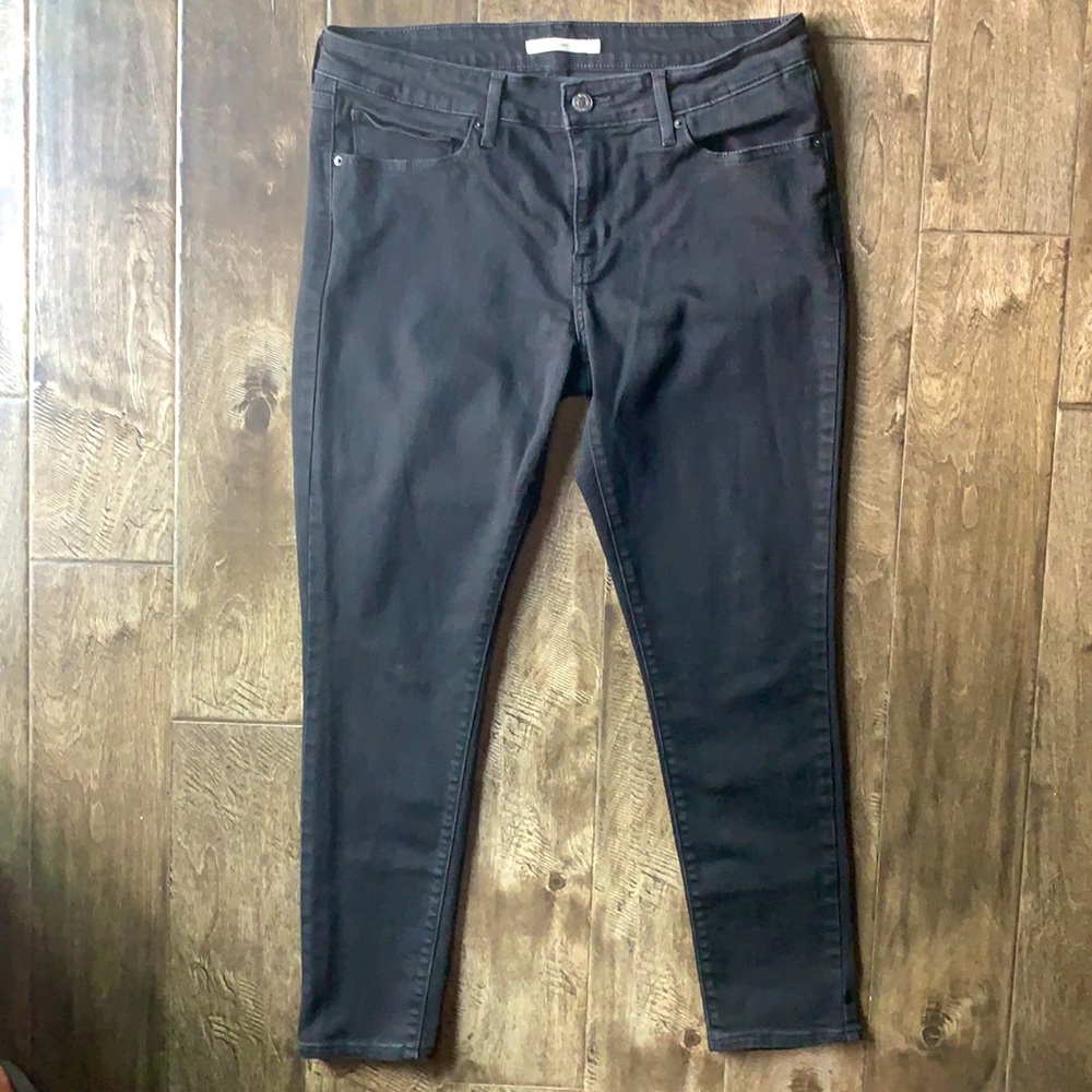 Levi’s Women’s Black Pants Skinny Jeans 711 31